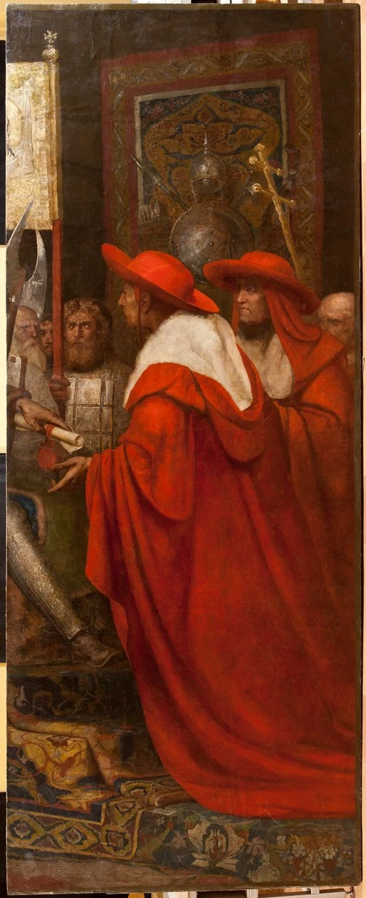 Henryk Siemiradzki - 109, Il principe Alessandro Nevsky riceve i legati papali